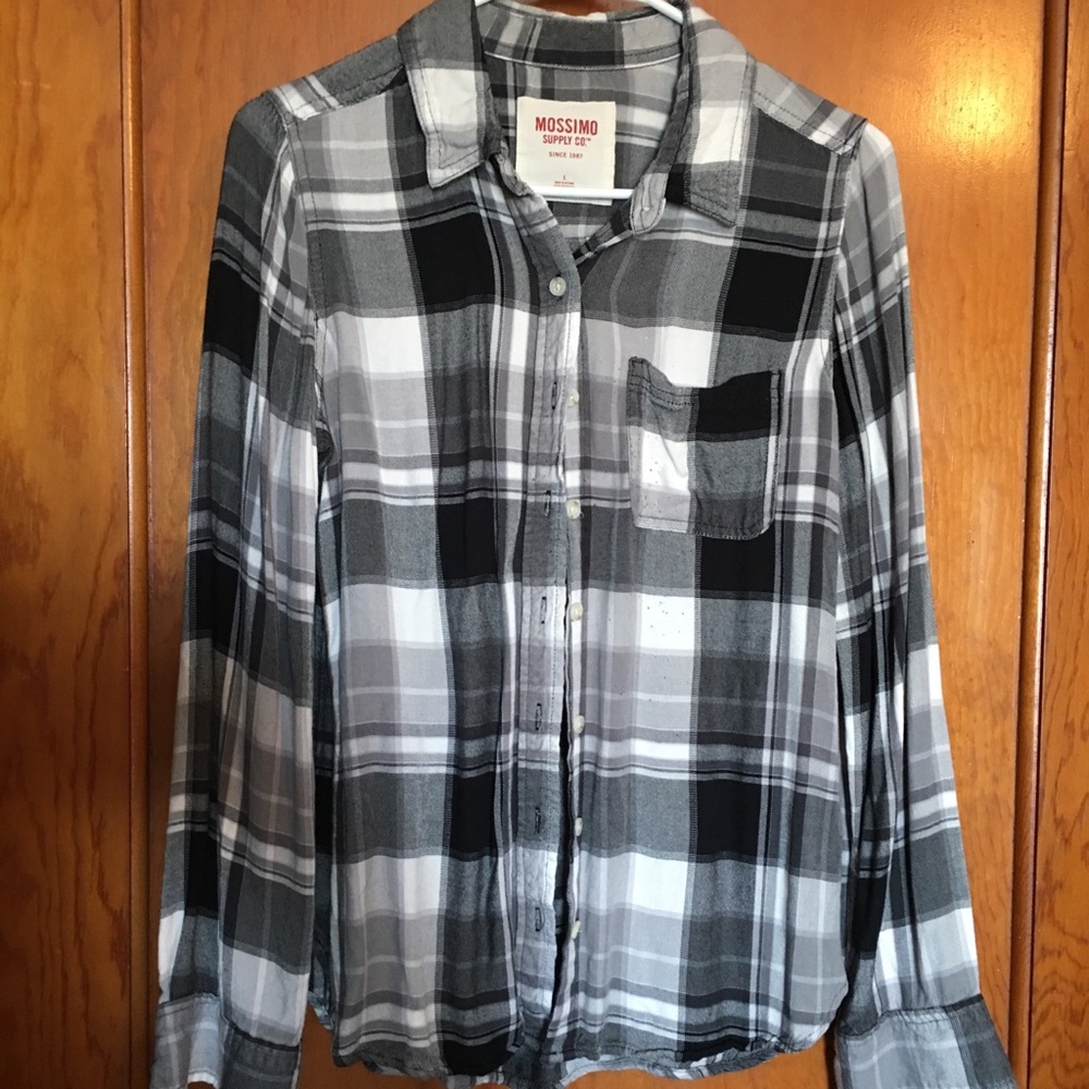 Plaid button up